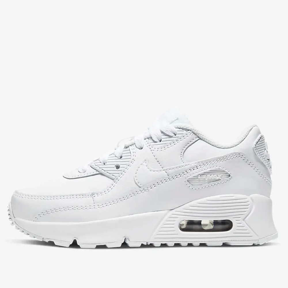 Nike Air Max 90 LTR (PS) 'White' Shoes  - little kids Size 12C